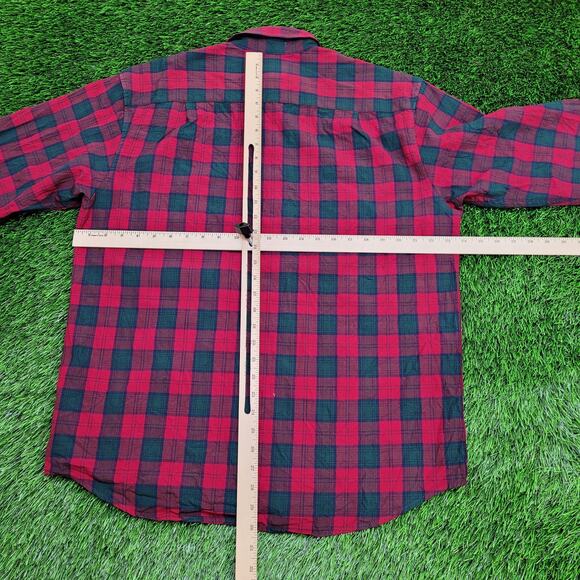 Vintage SIR Pendleton Wool Button Shirt Large 24x30 Baggy - Picture 5 of 10